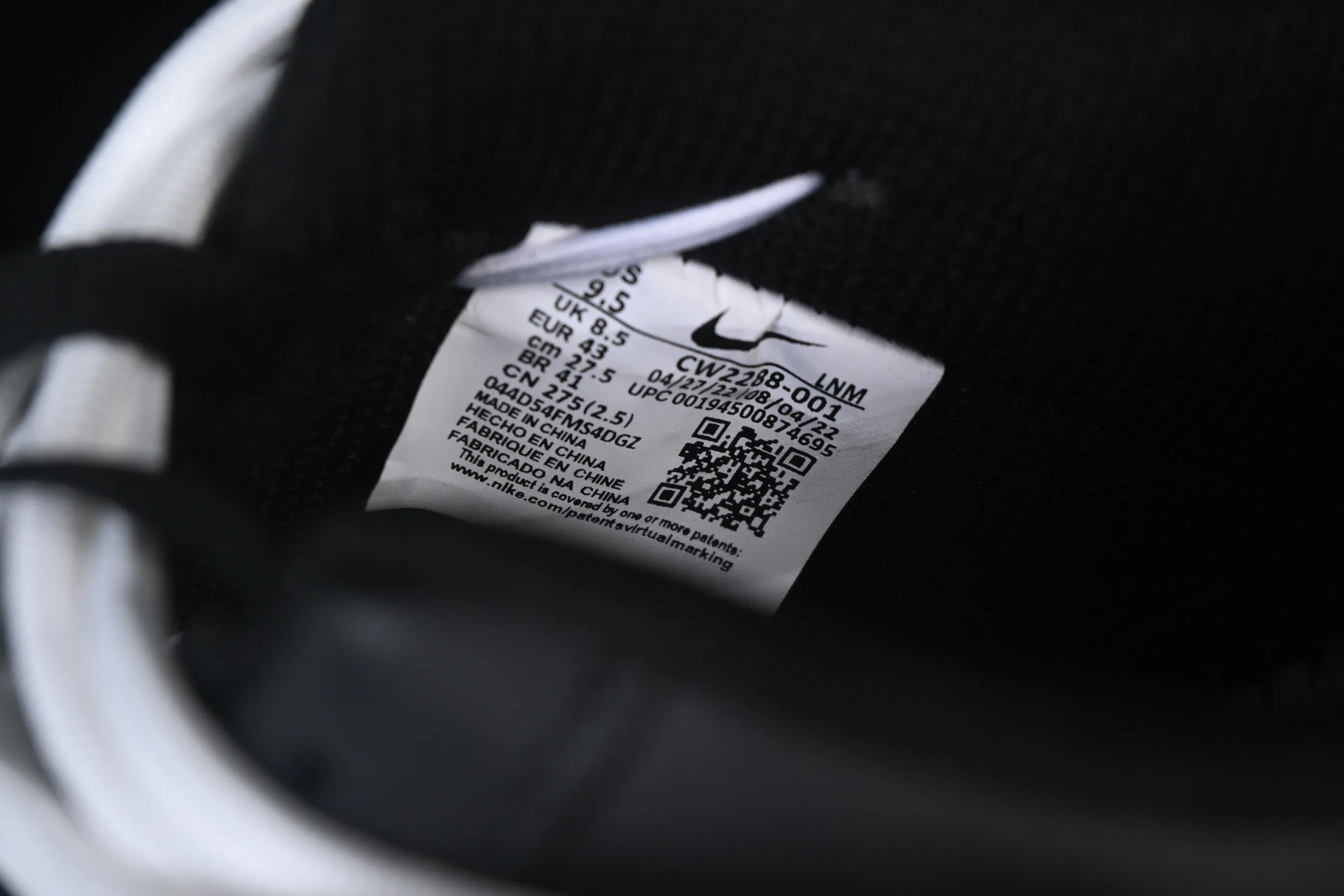 All Categories Nk Air Force 1 Air Force Series Nk Air Force 1 Low Air Force Low Nike Air Force 1'07 Low Black Warrior Air Force One Low Casual Shoes DB2024-010